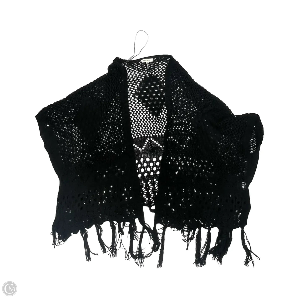 Shawl By Clothes Mentor In Black, Size: S