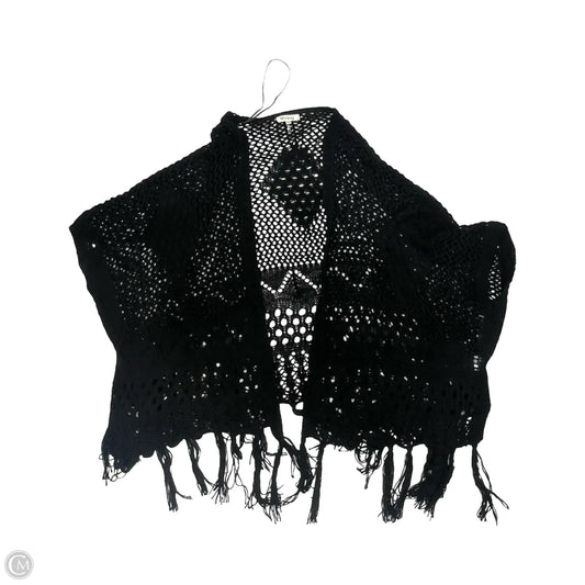 Shawl By Clothes Mentor In Black, Size: S