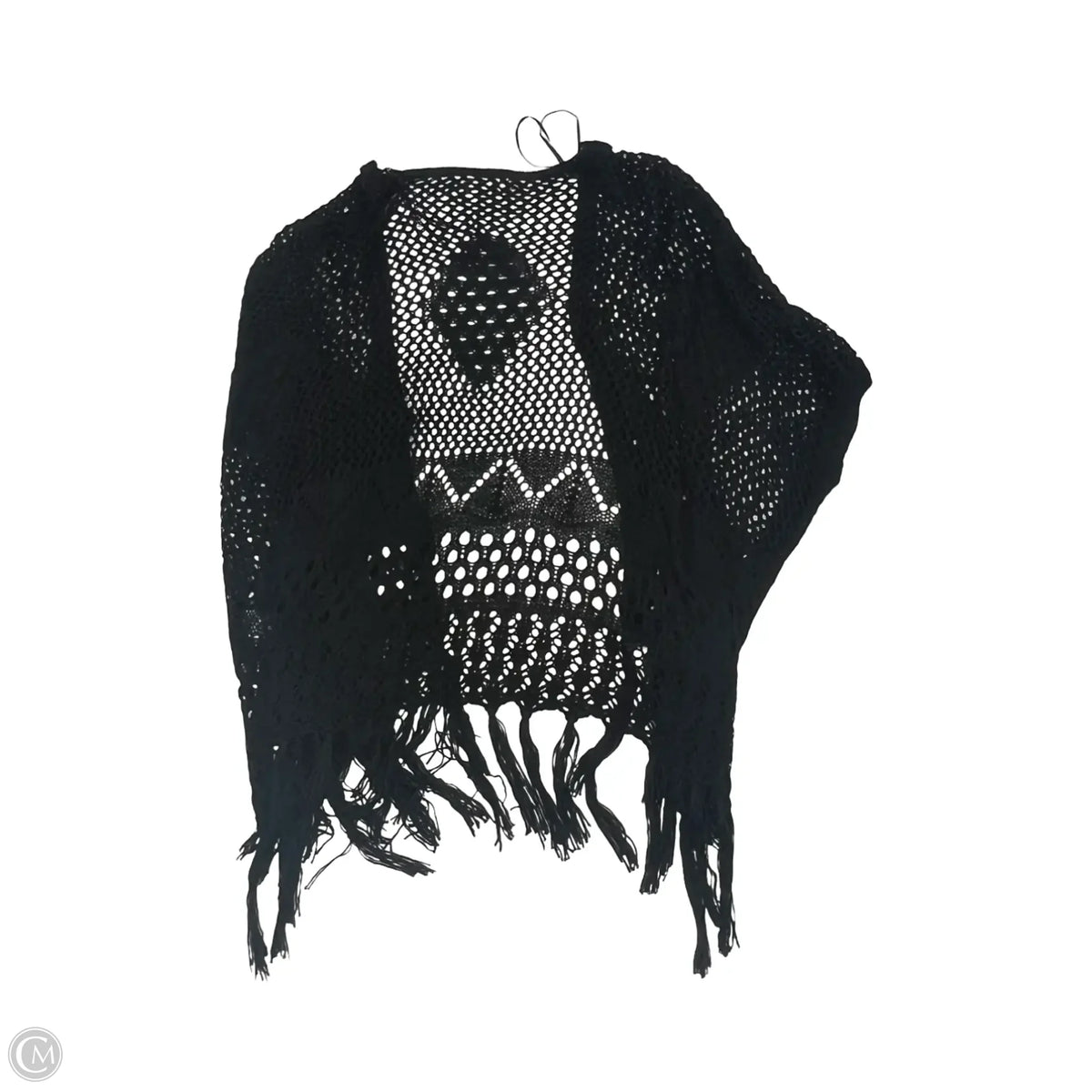 Shawl By Clothes Mentor In Black, Size: S