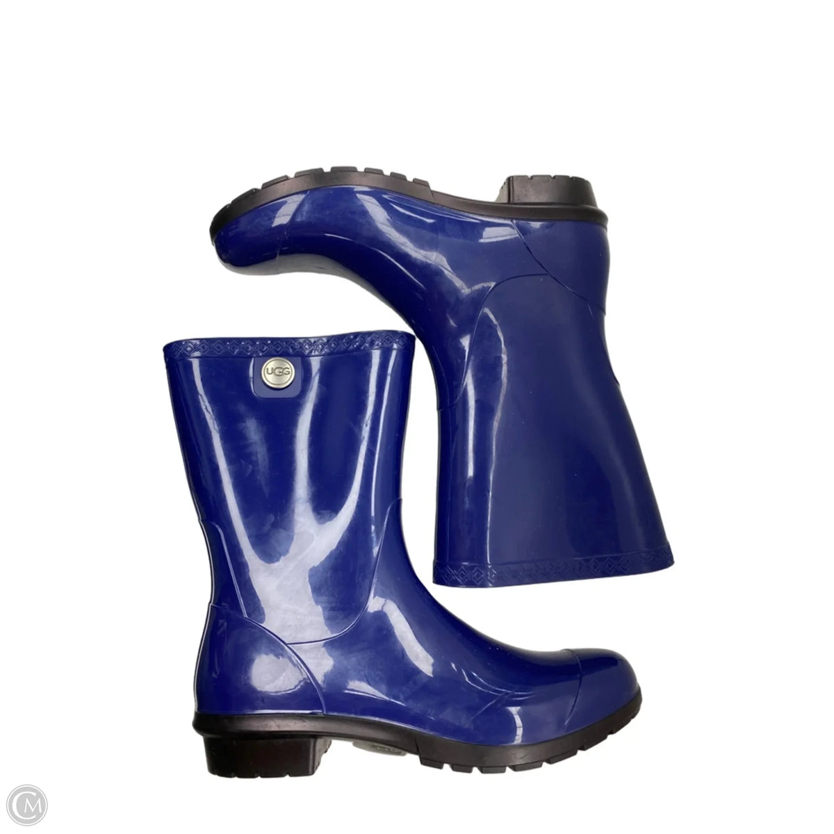 Boots Designer By Ugg In Blue, Size: 9