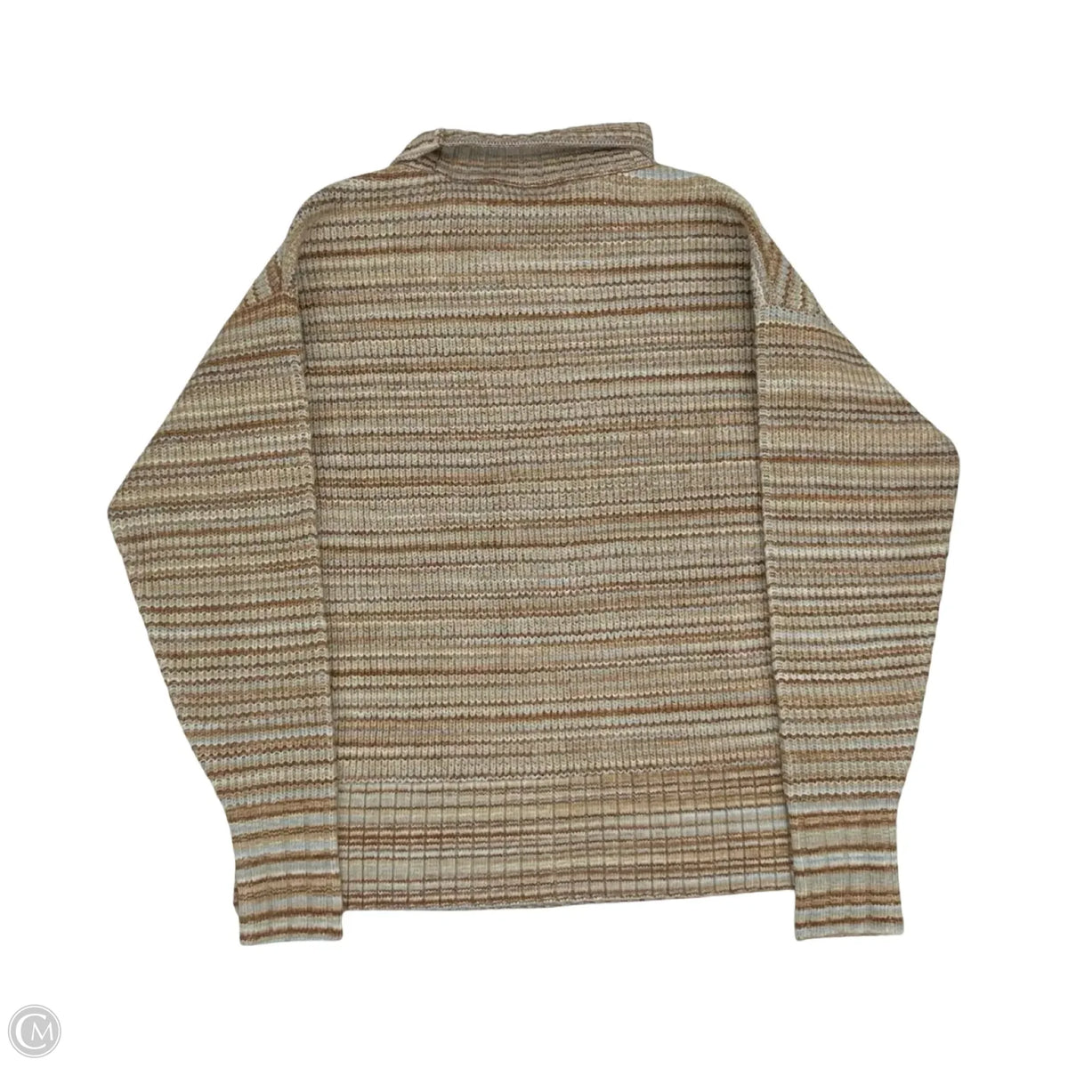 Sweater By Loft In Brown & Tan, Size: S