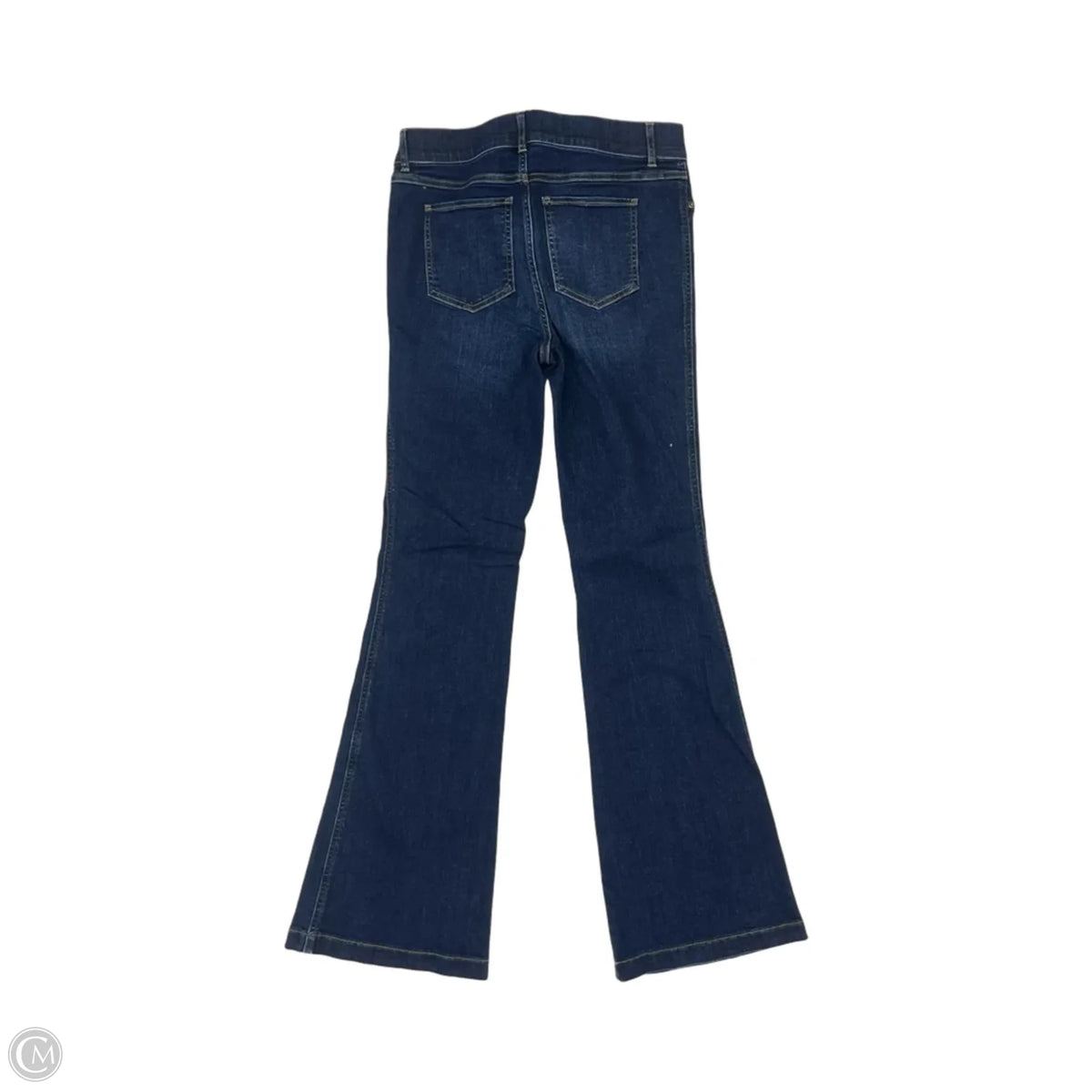 Jeans Flared By Spanx In Blue Denim, Size: L