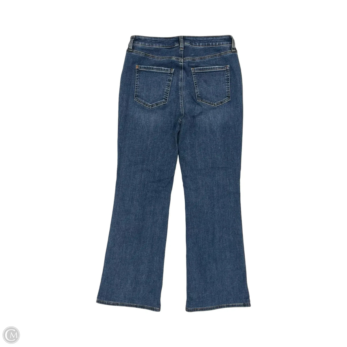 Jeans Flared By Chicos In Blue Denim, Size: 8