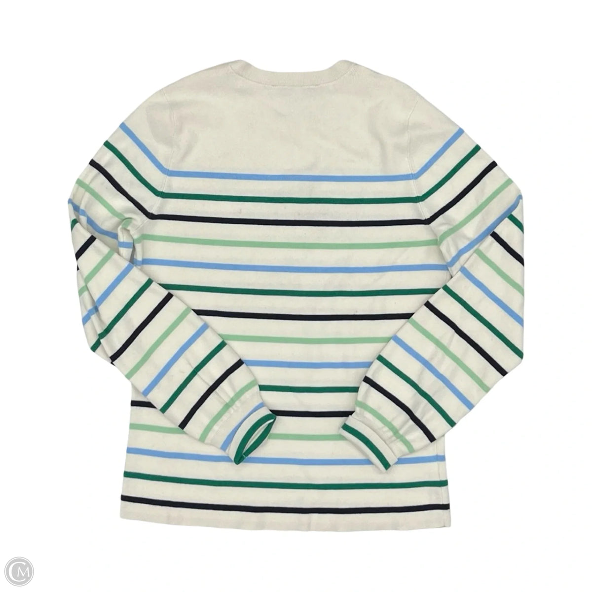 Sweater By Loft In Striped Pattern, Size: L