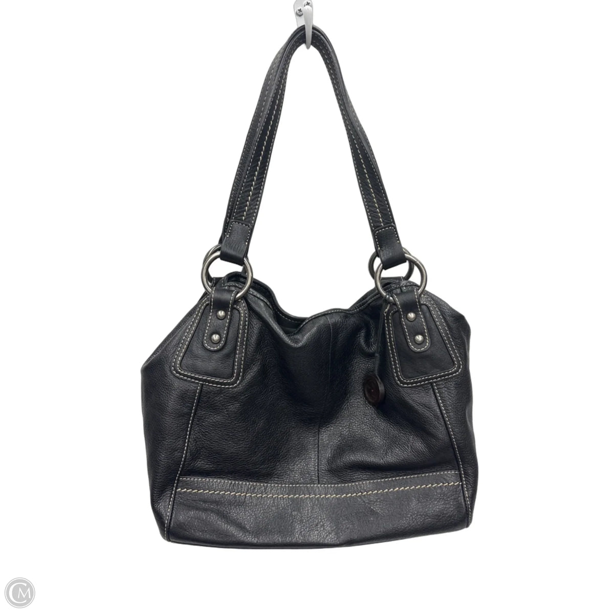 Handbag Leather By The Sak, Size: Medium