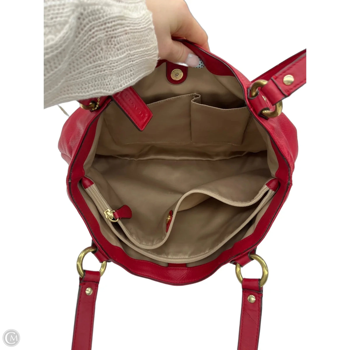 Handbag Designer By Coach, Size: Medium