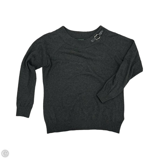 Sweater By Lauren By Ralph Lauren In Grey, Size: Xl