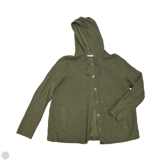 Cardigan By J. Jill In Green, Size: L