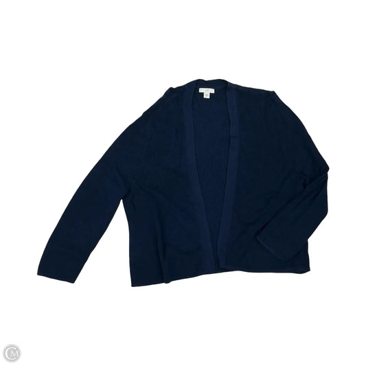 Sweater Cardigan By J. Jill In Blue, Size: M