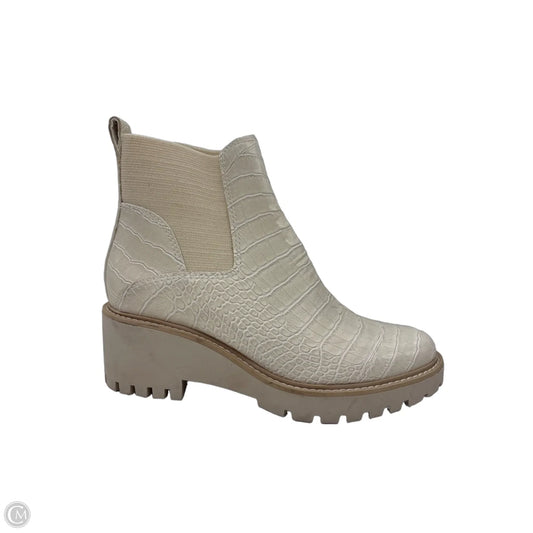 Boots Ankle Heels By Dolce Vita In Cream, Size: 9