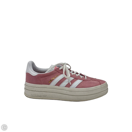 Shoes Sneakers Platform By Adidas In Pink & White, Size: 9