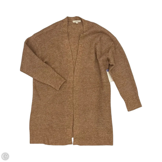 Sweater Cardigan By Peyton Primrose In Brown, Size: 1x