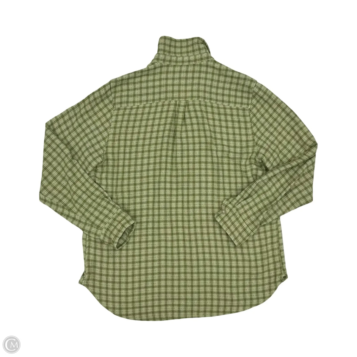 Blouse Long Sleeve By Universal Thread In Green, Size: M