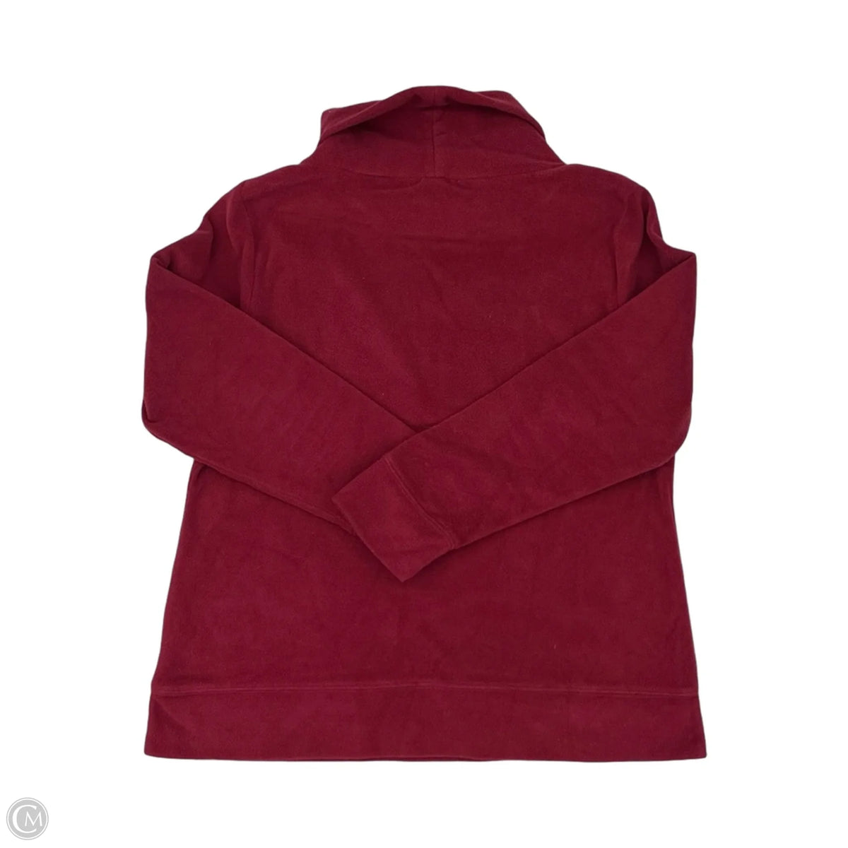 Top Long Sleeve By Talbots In Red, Size: L