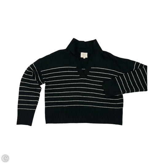 Sweater By Thread And Supply In Black & Cream, Size: Xl
