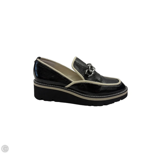 Shoes Heels Platform By Donald Pliner In Black & Cream, Size: 7