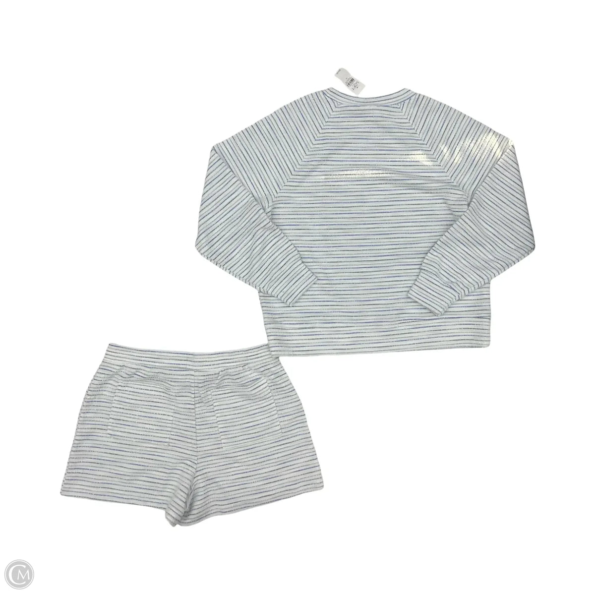 Lounge Set Shorts By Loft In Striped Pattern, Size: M