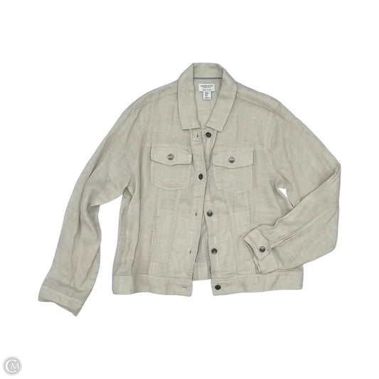 Jacket Other By Jones And Co In Tan, Size: Xl
