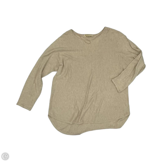 Sweater Designer By Michael Kors In Tan, Size: Xl