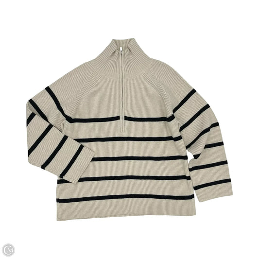 Sweater By Clothes Mentor In Black & Tan, Size: Xl