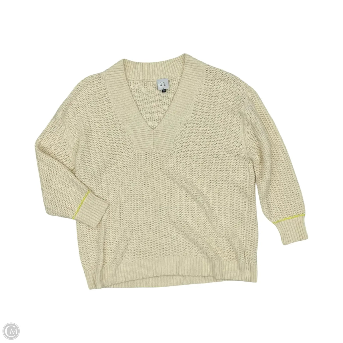 Sweater By Cabi In Cream, Size: M