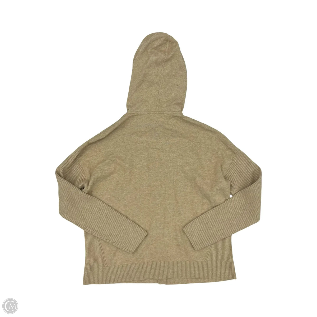 Sweater Cardigan By Loft In Tan, Size: M