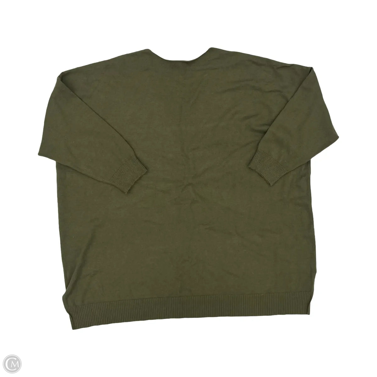 Sweater By Cato In Green, Size: 3x
