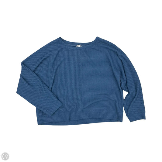 Top Long Sleeve By Tribal In Blue, Size: Xxl