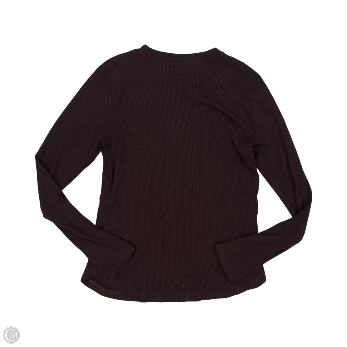Top Long Sleeve By Truth In Brown, Size: L