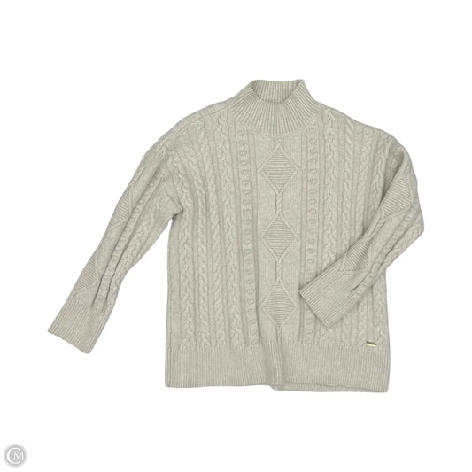 Sweater By Calvin Klein In Tan, Size: M