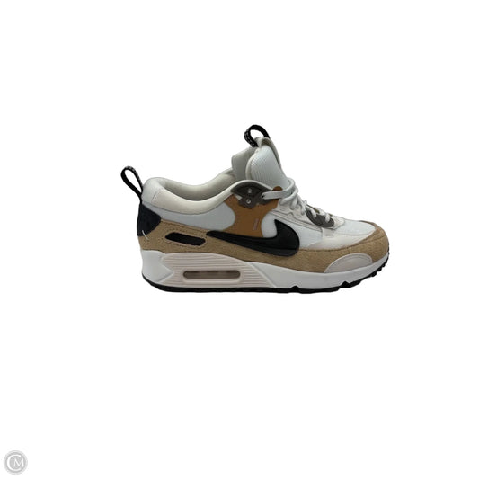 Shoes Sneakers By Nike In Tan & White, Size: 7.5