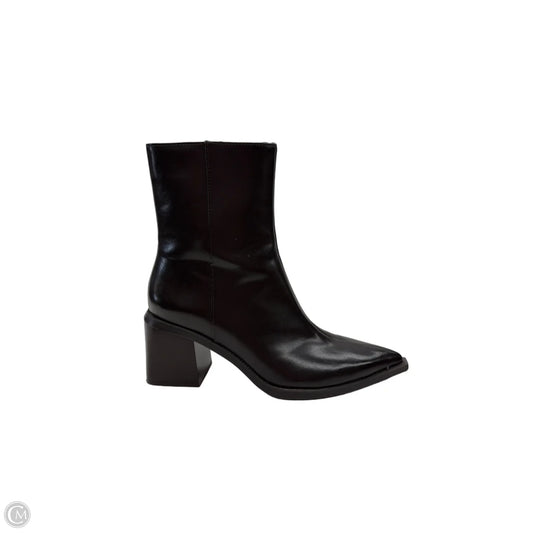 Boots Ankle Heels By Zara In Brown, Size: 8.5