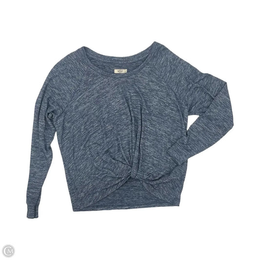 Top Long Sleeve Designer By Ugg In Blue, Size: L
