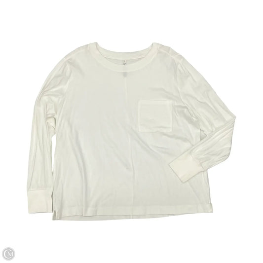 Top Long Sleeve By Lou And Grey In Cream, Size: Xl