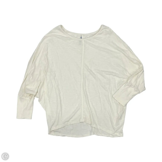 Top Long Sleeve By Lou And Grey In Cream, Size: Xl