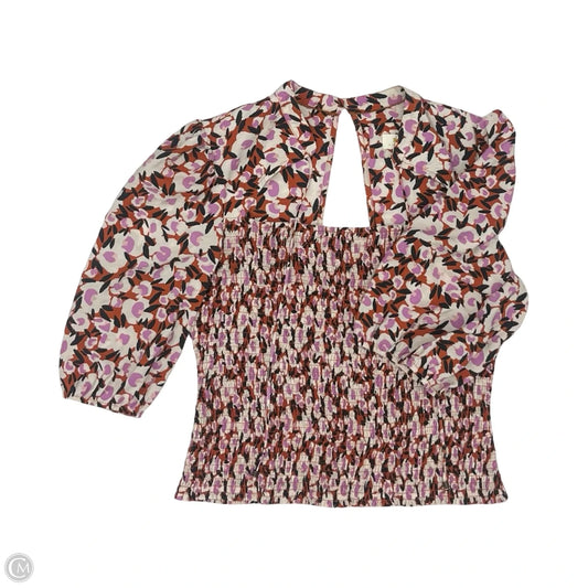 Blouse 3/4 Sleeve By Maeve In Multi-colored, Size: Xl