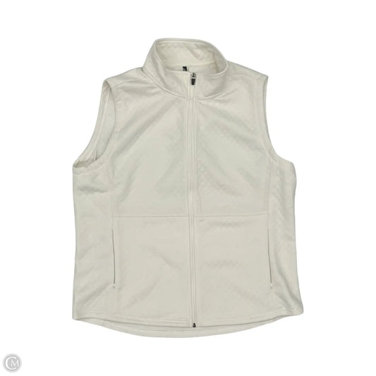 Vest Puffer & Quilted By Clothes Mentor In Cream, Size: Xl