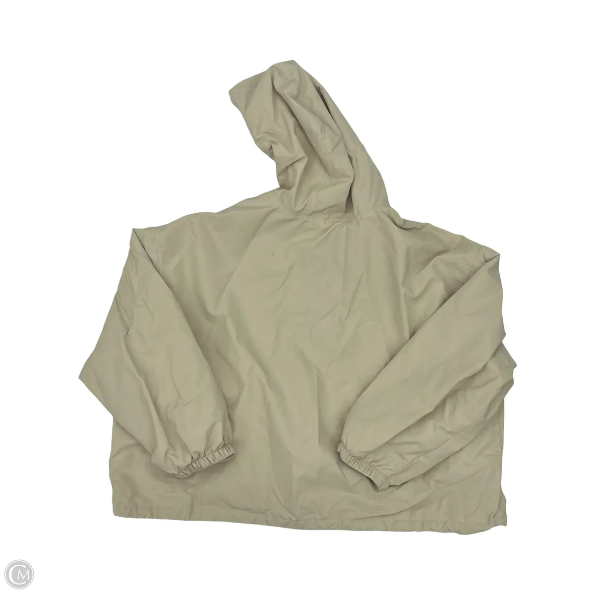 Jacket Windbreaker By Old Navy In Tan, Size: 2x