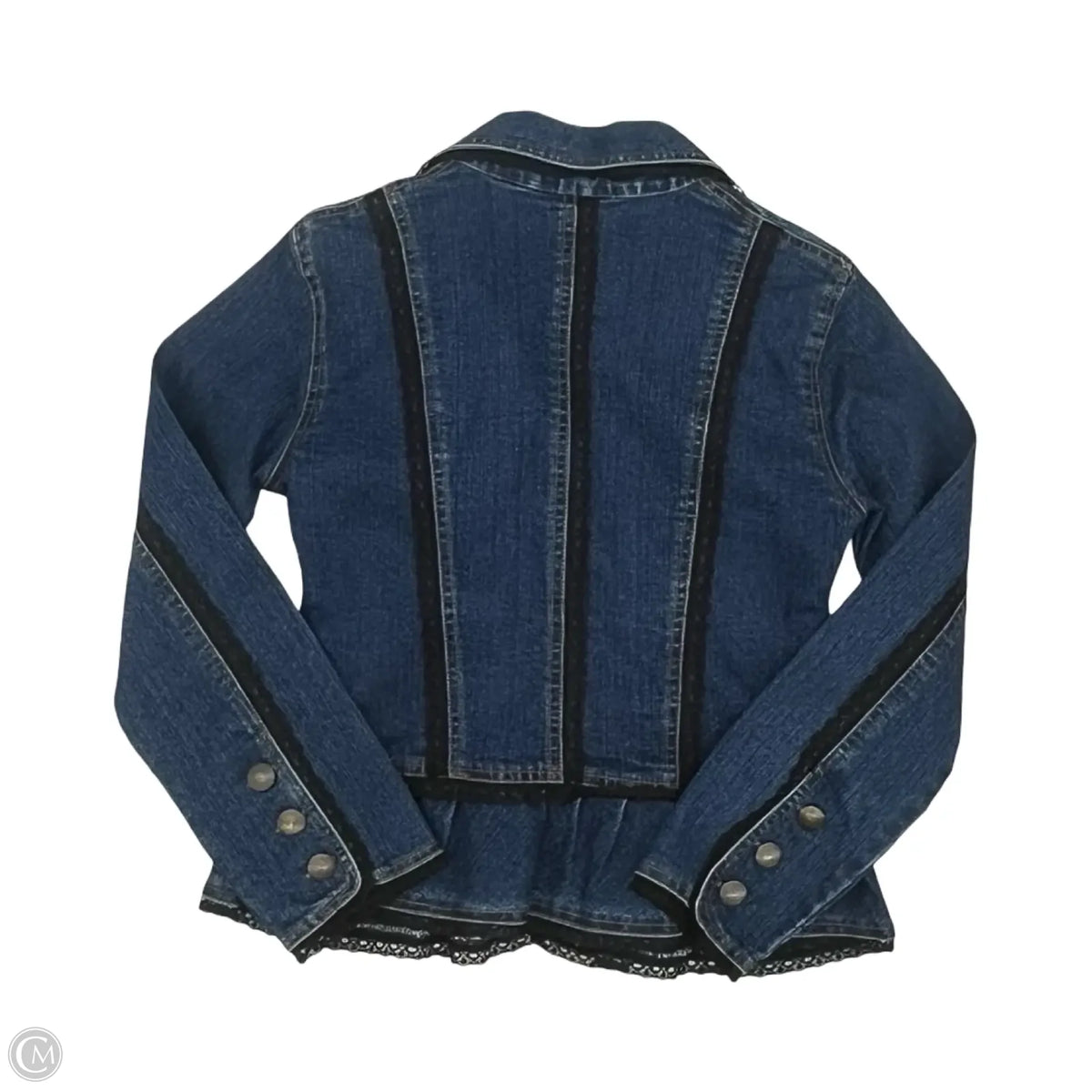 Jacket Denim By Clothes Mentor In Blue Denim, Size: S