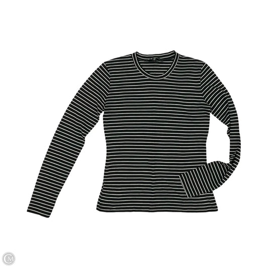 Top Long Sleeve Designer By Max Mara In Black & White, Size: Xs