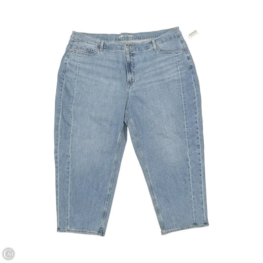 Jeans Wide Leg By Old Navy In Blue Denim, Size: 22