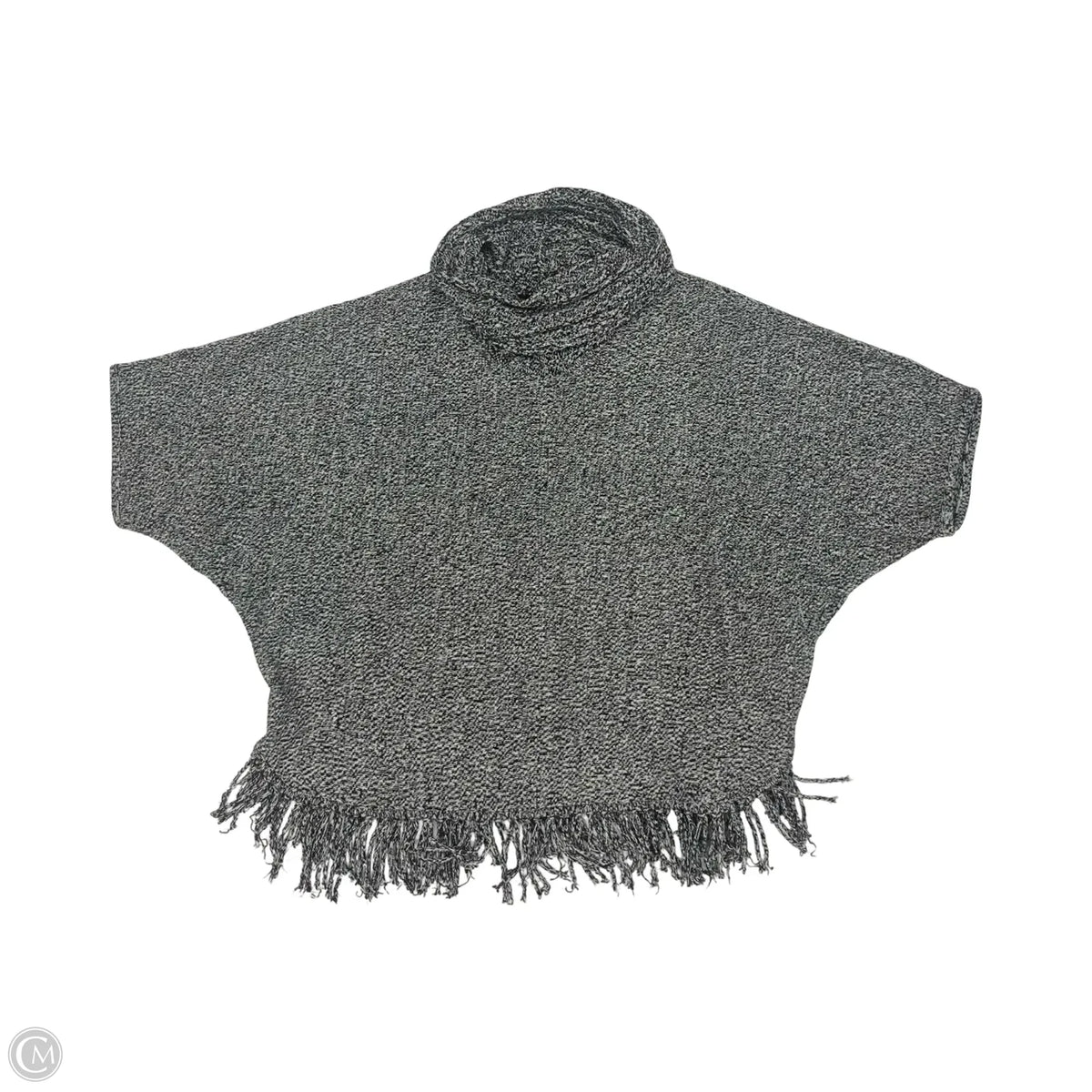 Poncho By Relativity In Black & White, Size: 1x