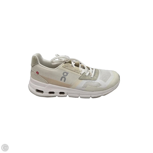Shoes Athletic By On Cloud In Cream & Tan, Size: 7