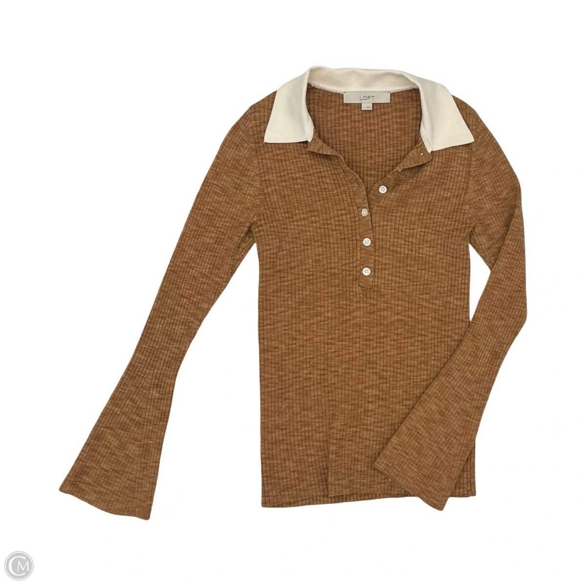 Sweater By Loft In Brown, Size: S
