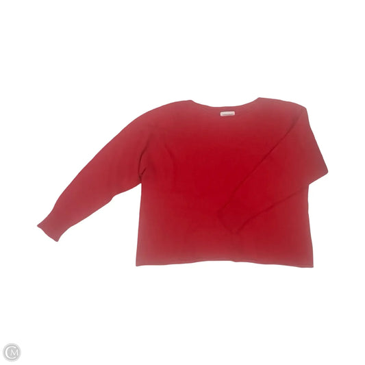 Sweater Cardigan Cashmere By Cmc In Red, Size: M