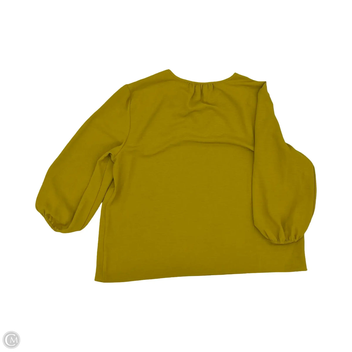 Blouse 3/4 Sleeve By Rafaella In Chartreuse, Size: L