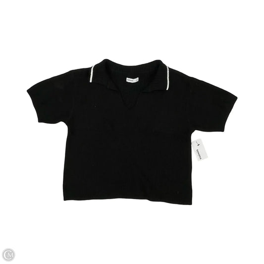Sweater Short Sleeve By Sonoma In Black, Size: Lp