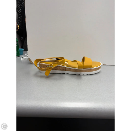 Sandals Flats By Marc Fisher In Yellow, Size: 7.5