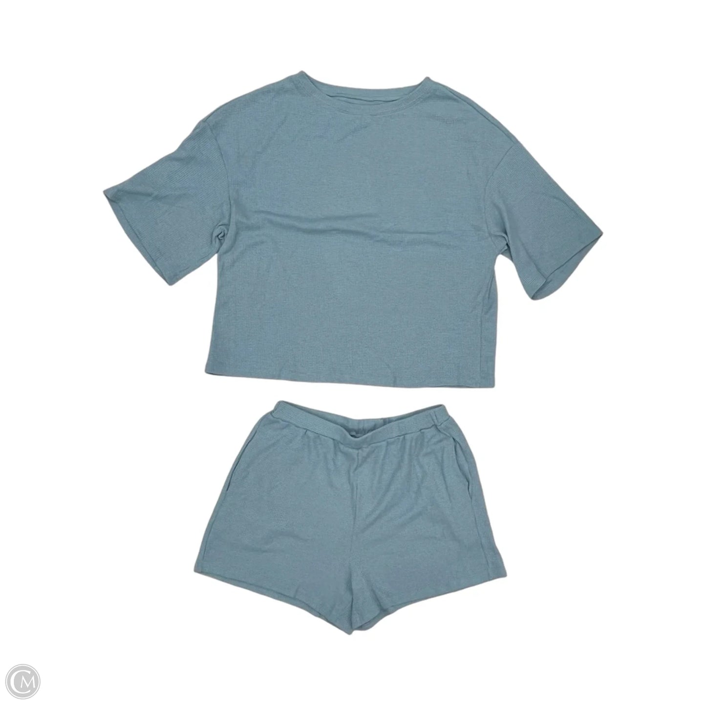 Lounge Set Shorts By Clothes Mentor In Blue, Size: L