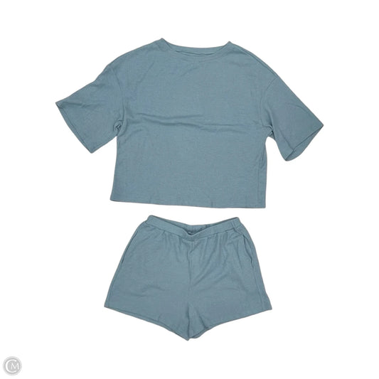 Lounge Set Shorts By Clothes Mentor In Blue, Size: L